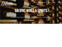 Tablet Screenshot of galvinswines.ie